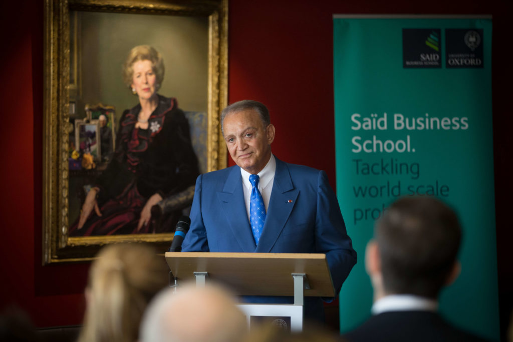 Wafic Said presenting at Said Business School